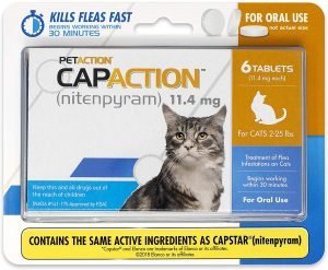CapAction Oral Flea Treatment Cat Best Flea Control for Cats 2021
