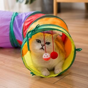 Blnboimrun Cat Toys Cat Tunnel Balls